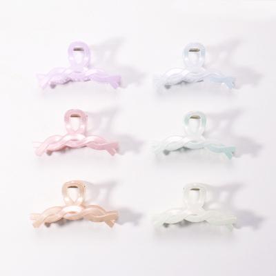 China High End Custom Wholesale Plastic Hair Accessory Jelly Color Cute Hair Claws Hair Claw Clips For Thick Hair for sale