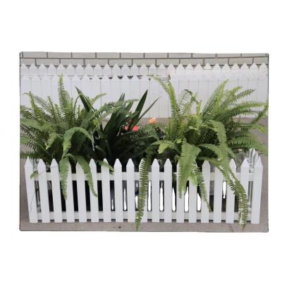 China Longjie China Manufacturer Modern White Plastic PVC Coated Outdoor Garden Flower Bed for sale