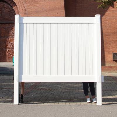 China Longjie Easily Assembled 6' x8 High Quality White Plastic Home and Garden Fence for sale