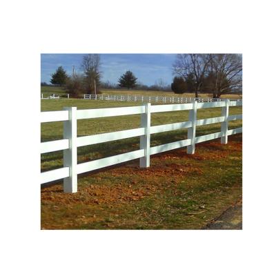 China Easily Assembled ASTM Standard Four Rails Vinyl Farm Fence Horse Fence for sale