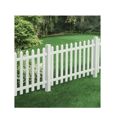 China Easily Assembled 4*6 Feet Factory High Quality Wholesale Price White Fence Panels For Garden Vinyl Fence for sale