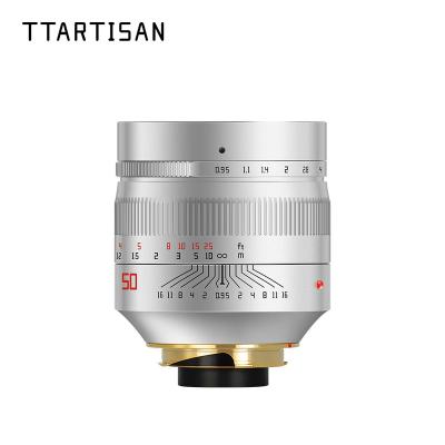 China TTArtisan 50mm F0.95 Full Frame Large aperture Prime Lens for Leica M-Mount Cameras M240 M3 M6 M7 M8 M9 M9p M10 M50mm F0.95 Full Frame for sale