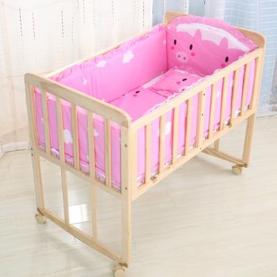 China China Factory Modern Safety Bed Protective Top Baby 5 Pcs Sets Breathable Bumper Pillow for sale