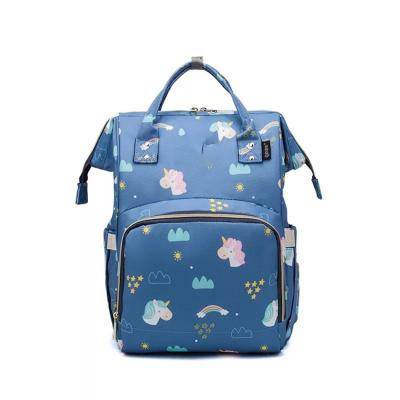 China Portable Multi-Function Custom Travel Mummy Baby Diaper Large Capacity Mummy Backpack Bags for sale