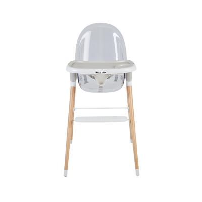 China Safety Comfortable Baby Dining Chair OEM Style Wooden Kids Chair Customization Color Baby Chairs For Consumption Feature Baby Highchair Dining for sale