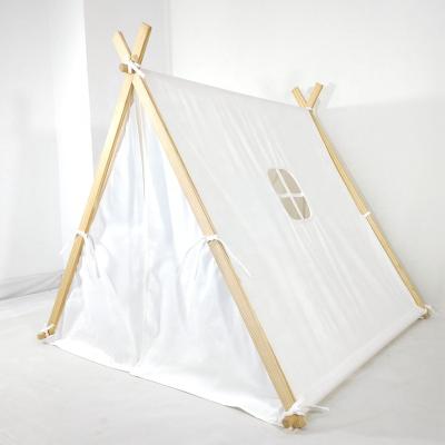 China Wholesale Indoor Indoor Outdoor Tent Sleepover or Toy Sleepover Teepee Indian Kids A Frame Camping Factory Children Play House for Celebration Parties for sale