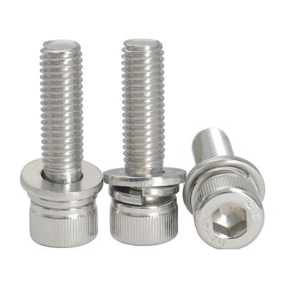 China Premium Quality M2~M12 Stainless Steel Cylinder Head Machine Screws Set And Bolts Parts Spare Parts for sale