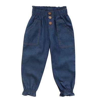 China Autumn Breathable Winter Denim Cotton Jeans Long Pants For Girls Trousers for sale