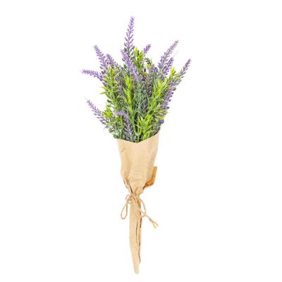 China Gardening Exhibit High Quality Artificial Plants Lavender Flowers Decor Wholesale for sale