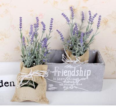 China Lavender for wedding and home decoration cheap artificial lavender bonsai flower for wedding for sale