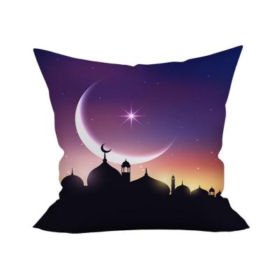 China New Home Decoration Decor Tile Covers Eid Mubarak Festive Pillow Cases Star Ramadan Moon Decoration Cushion Cover Gold For Sofa Bed Home Decor for sale