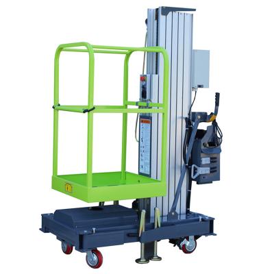 China Advertising Company Ce Approved 8m Hydraulic Air Conditioner Electric Lifting Machine Ladder Lift for sale