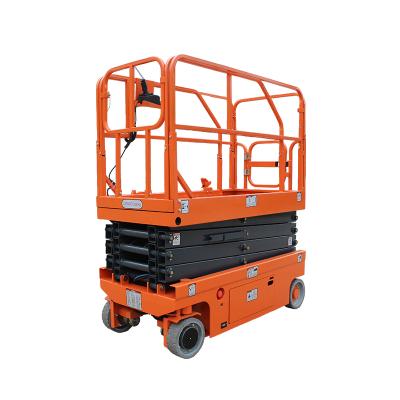 China Hotels V 6m 8m Load 300kg Lift High End Platform Electric Hydraulic Self Propelled Scissor Lift for sale