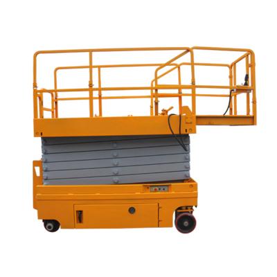 China Hotels CE GS ISO Certification 300KG Small Crane Lift Hydraulic Self Propelled Scissor Lift for sale