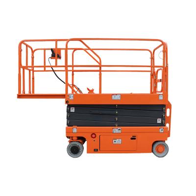 China Advertising Company High Quality Electric Driven Self Driving Mobile Electric Scissor Lift Propelled Lifting Tools for sale