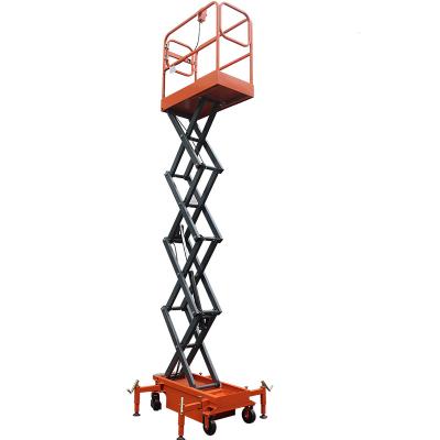 China China Manufacture Hotels Chinese Manufacture Work Maintenance Worker Aerial Scissor Lift Mini 3m Semi Electric for sale