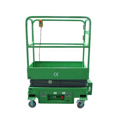 China Advertising Company CE Approved Portable Indoor Ladder Lift Mini Electric Scissor Lift for sale