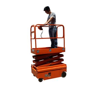 China Hotels China Movable Hydraulic Self Propelled Mini Scissor Lift Electric Aerial Lift for sale