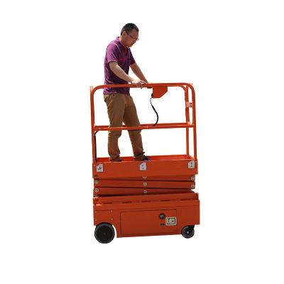 China High Quality Hotels Height 3.9m Cylinder Self Driven Mobile Hydraulic Mini Platform Lift for sale