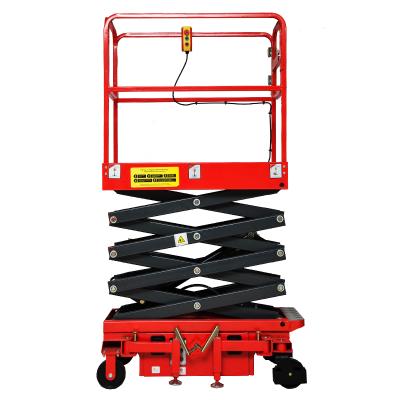 China Advertising Company Portable Mini Semi-Electric Scissor Lift Air Cylinder for sale