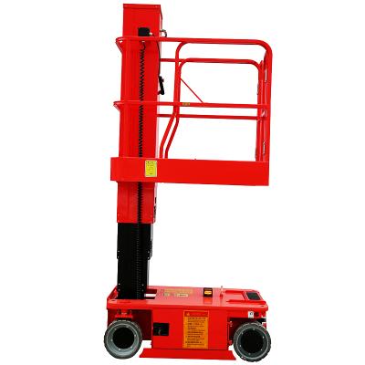 China Self Propelled Vertical Hotels V Mast Telescoping Hoist Lift Tables for sale