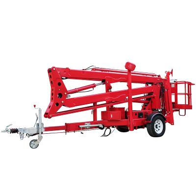 China Hotels EE 10m to 20m Man Work Platform Hydraulic Aerial Towable Spider Boom Lift for sale