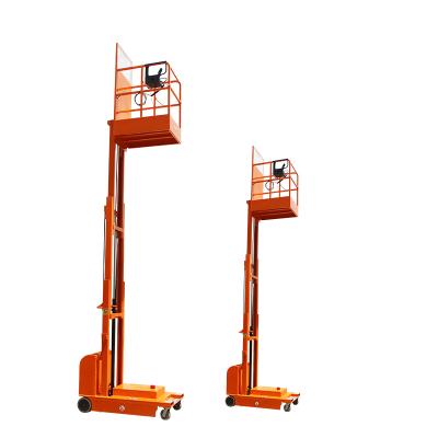 China Warehouse 2.7m-4.5m Electric Propelled Mini Platform Self Order Pickerheight Order Picker for sale