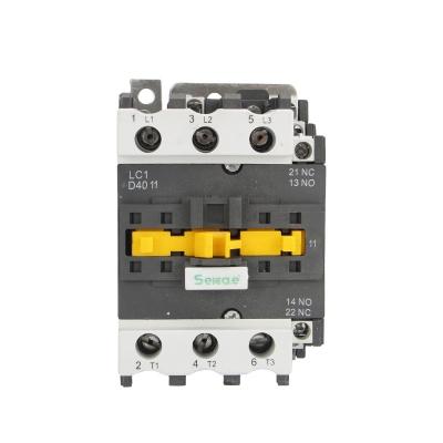 China LC1D4011 40A AC Contactor Motor Magnetic Contactor 3 Phase 3P 3 Pole 3P+NO+ Contacts Relay 380V 220V Coil LC1D4011 for sale