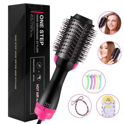 China Ionic Hair Dryer One Step Brush Hairdressing 3 in 1 Multifunctional Ion Air Hair Comb Hot Cool Brush for sale