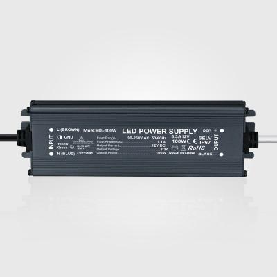 China LED lighting waterproof led power supply 12v 24v 100w Ip67 led driver for outdoor led lighting for sale