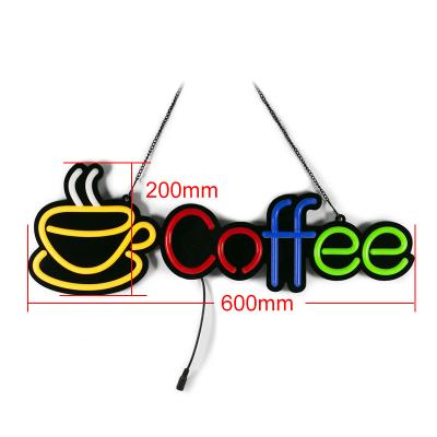 China Custom theme park drop shipping product mini size cafe neon sign for cafe led flexible neon sign shops for sale