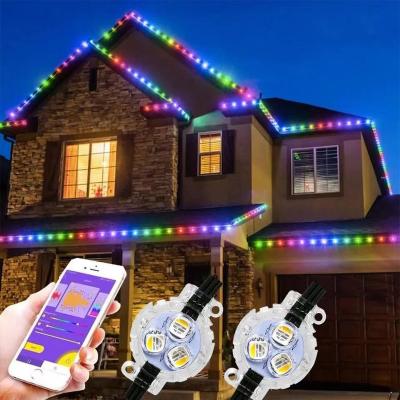 China Newest Smart Waterproof LANDSCAPE Pixel LED Christmas Decoration RGB 12v Ip68 LED Dot Light for sale