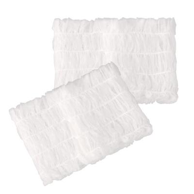 China Parieo 100 PCS Breathable Nonwoven Disposable Elastic Hair Wraps Nonwoven Headbands Hair Accessory For Spa Salon Home Use for sale