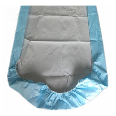 China Eco - Friendly Disposable Nonwoven Patient Transport Sliding Bed Sheet Cover For Ambulance for sale