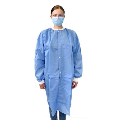 China Wholesale Custom Breathable Disposable Dental Coat Gown Accessories With Pockets for sale