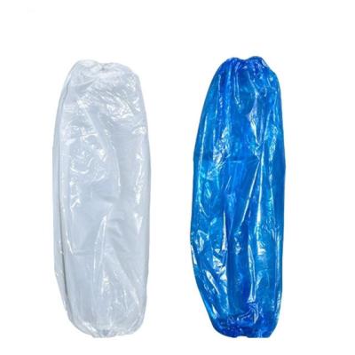 China Blue Waterpoof Disposable PE Arm Plastic Oversleeve Sleeve Covers for sale