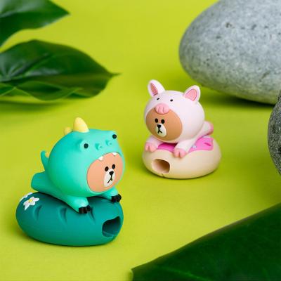 China Brown Bear Data Line Friends Video Game Player Protective Sleeve to prevent breakage of the connector and damage to the general charging line socket for sale