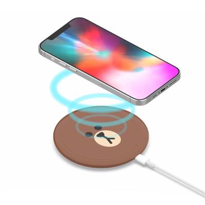 China Wireless Charger 10w BT21 Kpop Korea PVC Mobile Phone Universal Cardboard Wireless Fast Chargers Custom For Iphone for sale