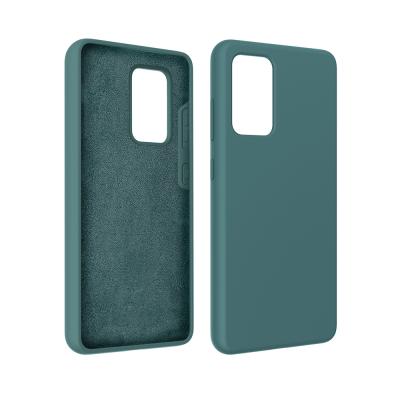 China 2021 Anti-fall Released Shockproof Cover For Samsung A52 Silicone Case Microfiber Lined Inside for sale