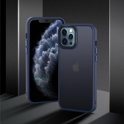 China parchute frosted phone case for iPhone 13 cover phone cases for iphone 11 and 12 series with hard PC back and TPU bumper for sale