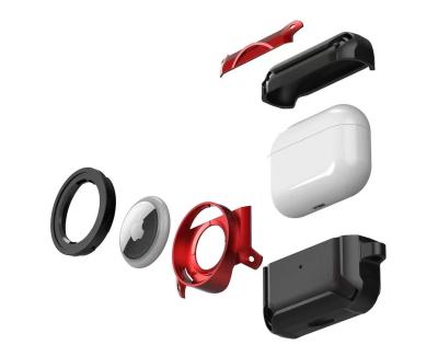 China Shockproof for Airpods 1st 2nd Gen Case with Apple Airtag Holder Protective Case for Airpods and Airtag Case Combo Set for sale