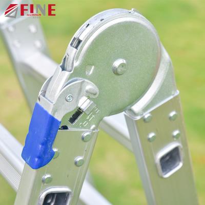 China Folding Ladders 180 Degree Hinge Household Super Compact Folding Platform Universal Ladder for sale