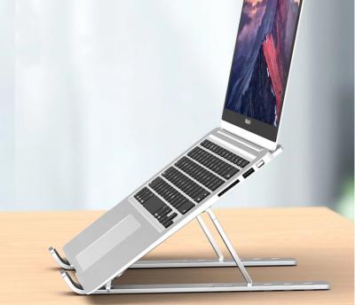 China 6 Angle Height Adjustable Foldable Aluminum Alloy Notebook Laptop Stand Bracket Stand for sale