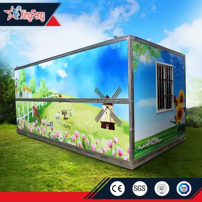 China Prefab collapsible house/low cost foldable prefab house/cabin houses/container house for sale