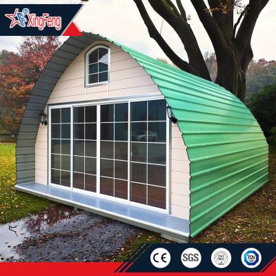 China Cheap arched hotel cabin/modular tiny house/prefab dome house for sale for sale