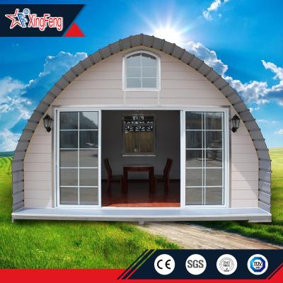 China prefab arched hotel cabin pavilion/cheap cozy nest/mobile cabin living house for sale