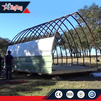 China Hotel China Arched Cabin / Modular Tiny House / Cheap Prefab Dome Homes for sale