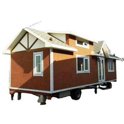 China Mobile home trailers / modern mobile tiny trailer base motorhome / prefab mobile home on wheels for sale