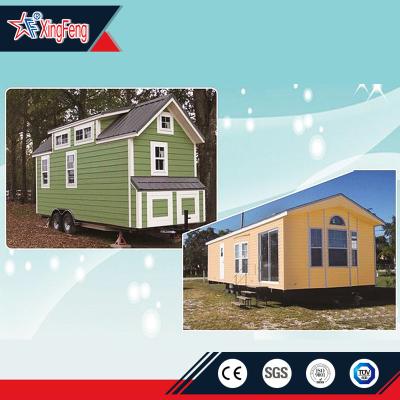 China Prefab Tiny House Home Office Coffee Kiosk House On Wheels/Mobile Homes/Fashion Movable Living House for sale