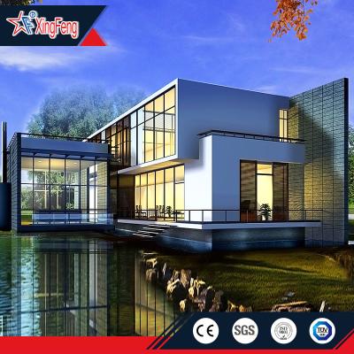 China Real Estate Property Quickly To Build Affordable Prefab Steel Structure Villa / Multi Storey Prefab House Villa / Prefab Villa for sale